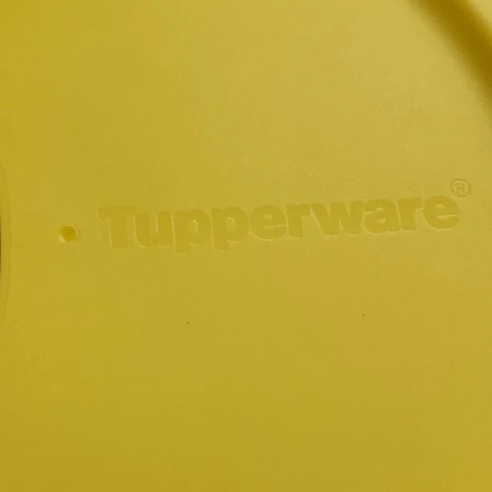 NWT Tupperware Exclusive Set of 6 CrystalWave PLUS Yellow Set ~ All 3 1/4 Cup